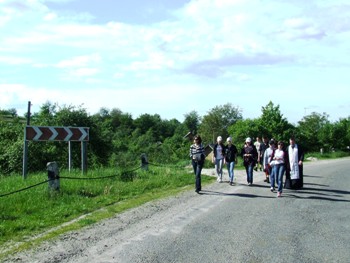 Вінницька молодь на прощі в Уневі Вінницька молодь на прощі в Уневі